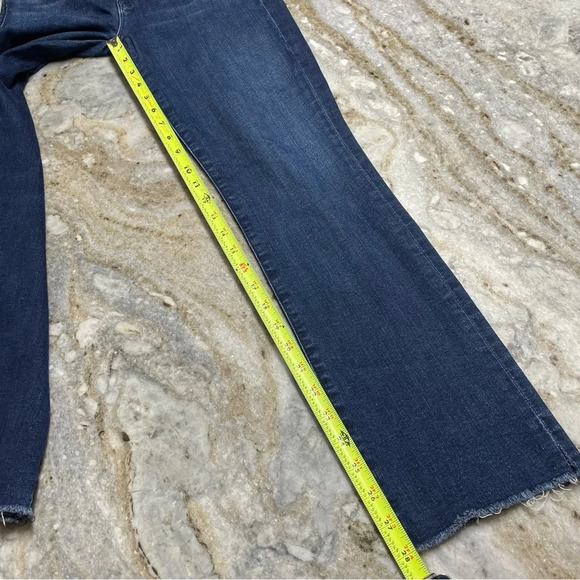 MOTHER The Rascal Ankle Snippet Jeans Color: Mint Condition size 26 - Picture 11 of 16